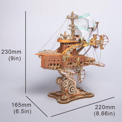 Steampunk airship – Around the World in 80 Days