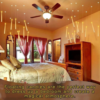 LED Floating Candles with Magic Wand Control