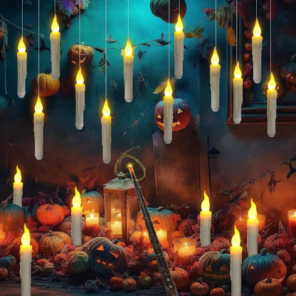 LED Floating Candles with Magic Wand Control