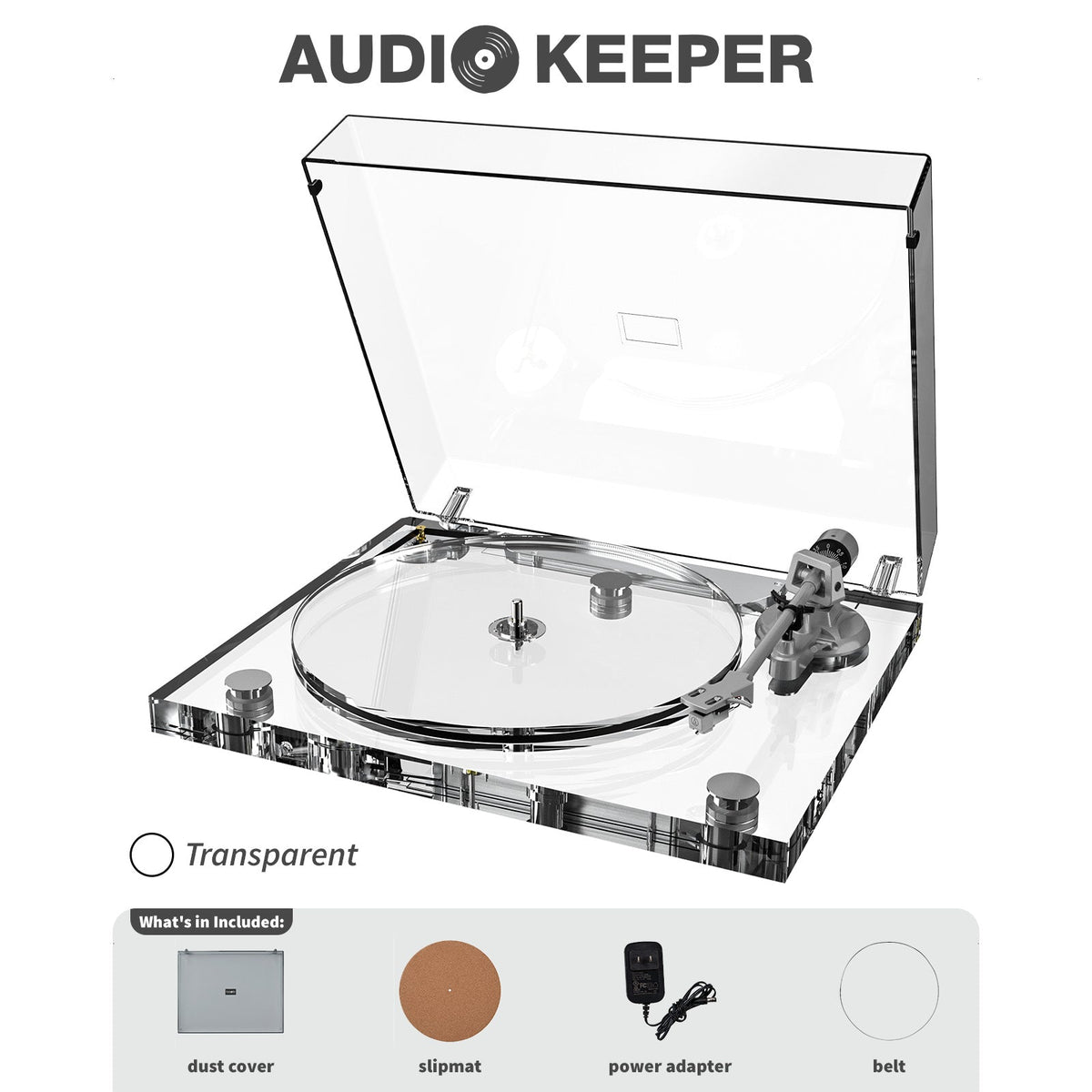 Genesis-V2 Transparent Turntable – Available in Europe