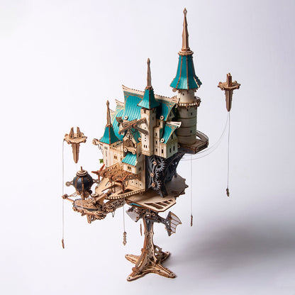 Fantasy Steam Castle - White & Blue