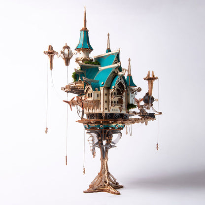 Fantasy Steam Castle - White & Blue