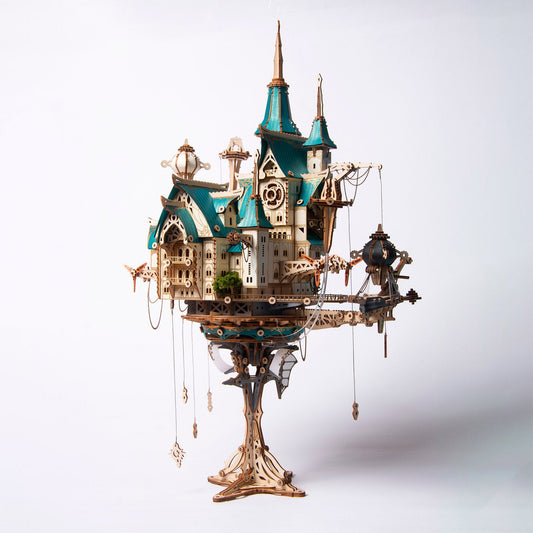 Fantasy Steam Castle - White & Blue