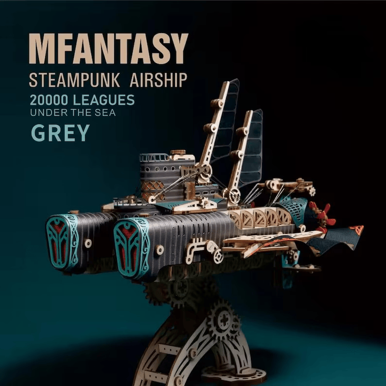 Steampunk Airship — 20,000 Leagues Under the Sea