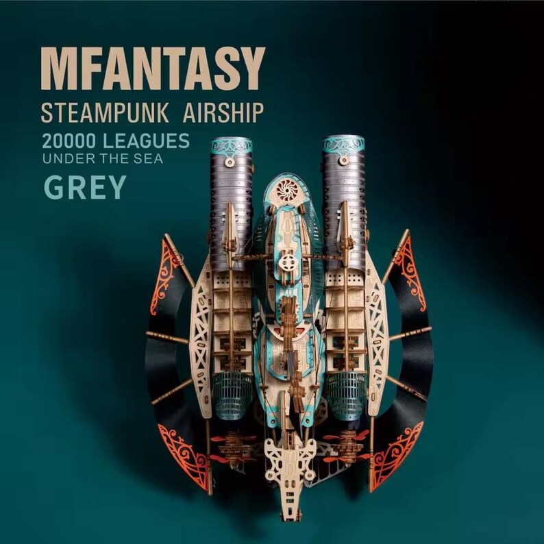 Steampunk Airship — 20,000 Leagues Under the Sea