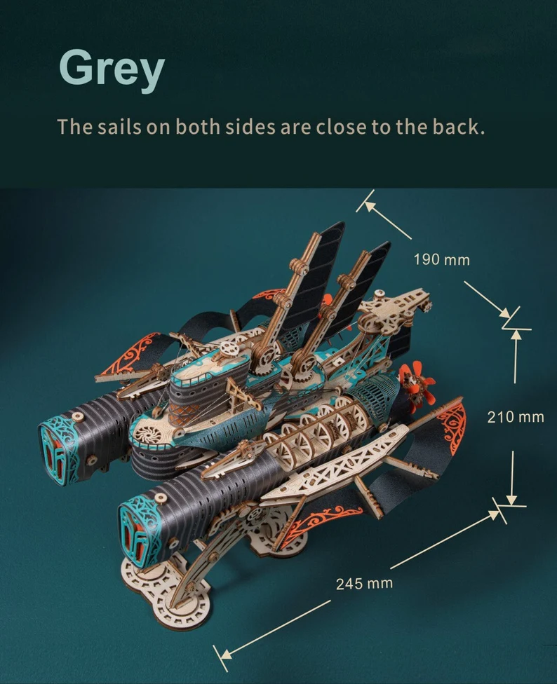 Steampunk Airship — 20,000 Leagues Under the Sea