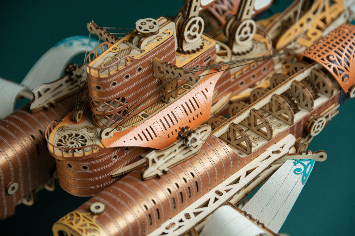 Steampunk Airship — 20,000 Leagues Under the Sea