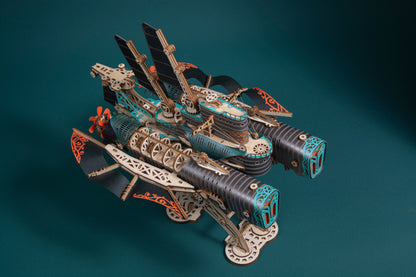 Steampunk Airship — 20,000 Leagues Under the Sea