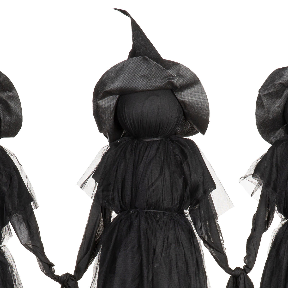 Set of 3 Illuminated Halloween Witches