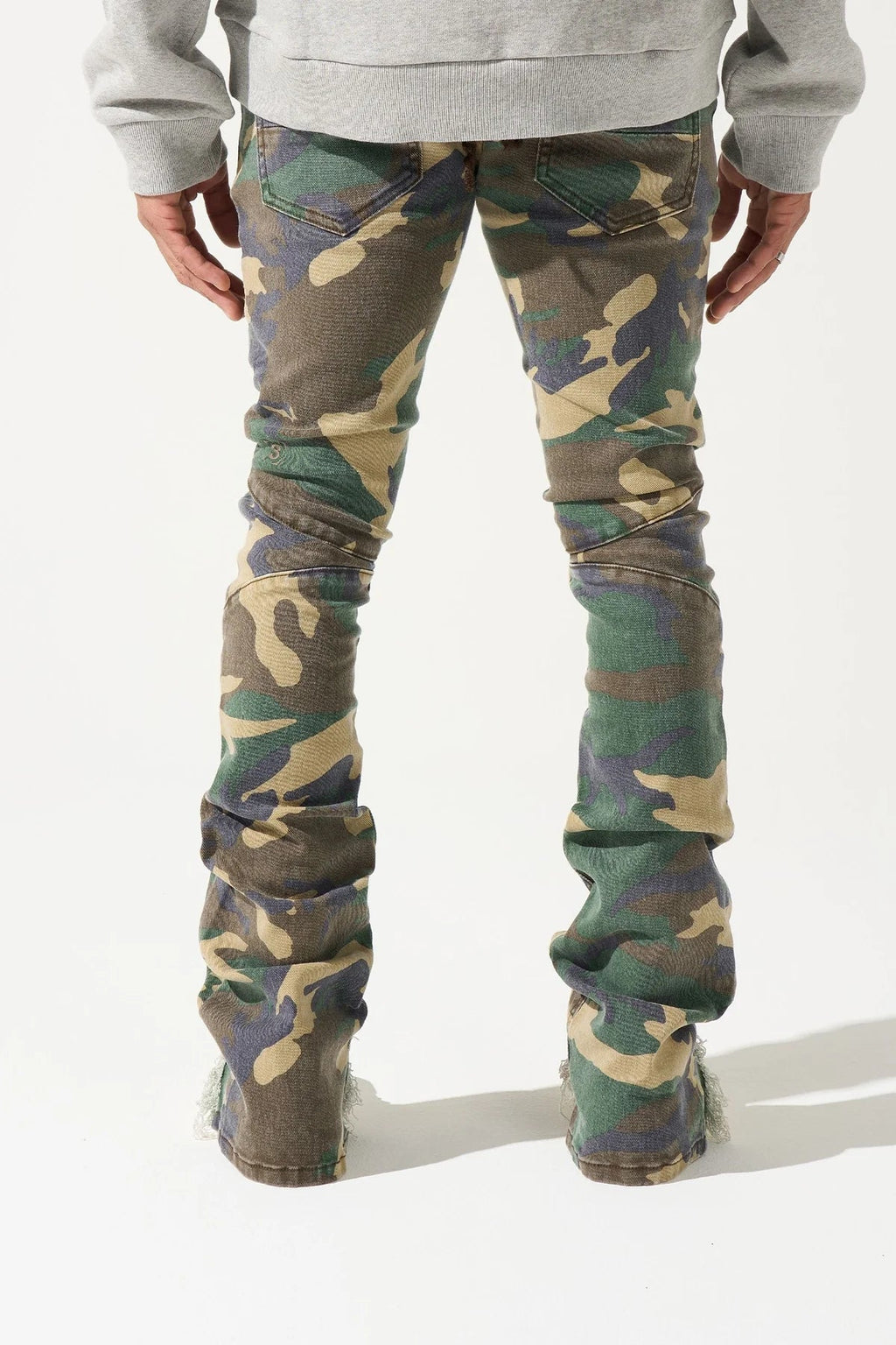 SERENEDE Jeans Camo Distressed Multi Color